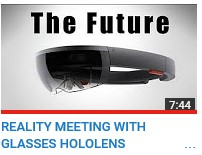REALITY MEETING WITH GLASSES HOLOLENS MICROSOFT