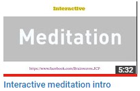 Interactive meditation intro